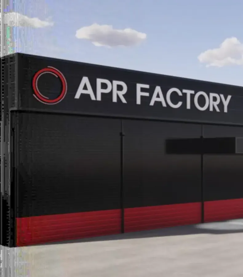 Fachada de APR Factory en Corea del Sur